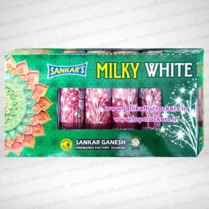 3" Milky White Crackling 5 pcs