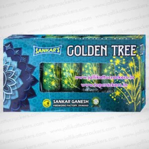3" Golden Tree Crackling 5 pcs